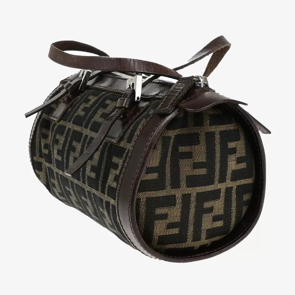 Fendi Logo Zucca Pattern Handbag