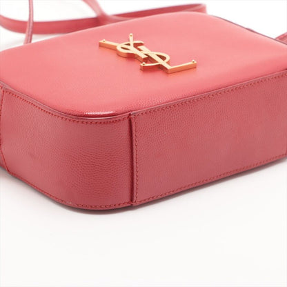 Saint Laurent Paris Leather Shoulder Bag Red