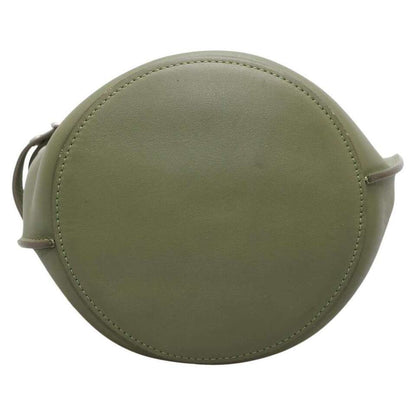 CELINE bucket nano Leather Green