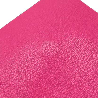 Auth HERMES Bastia Coin Case Pink Leather