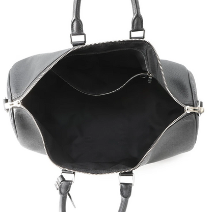 Louis Vuitton Taigarama Keepall Bandoulière 50 in Noir Taiga & Monogram Eclipse