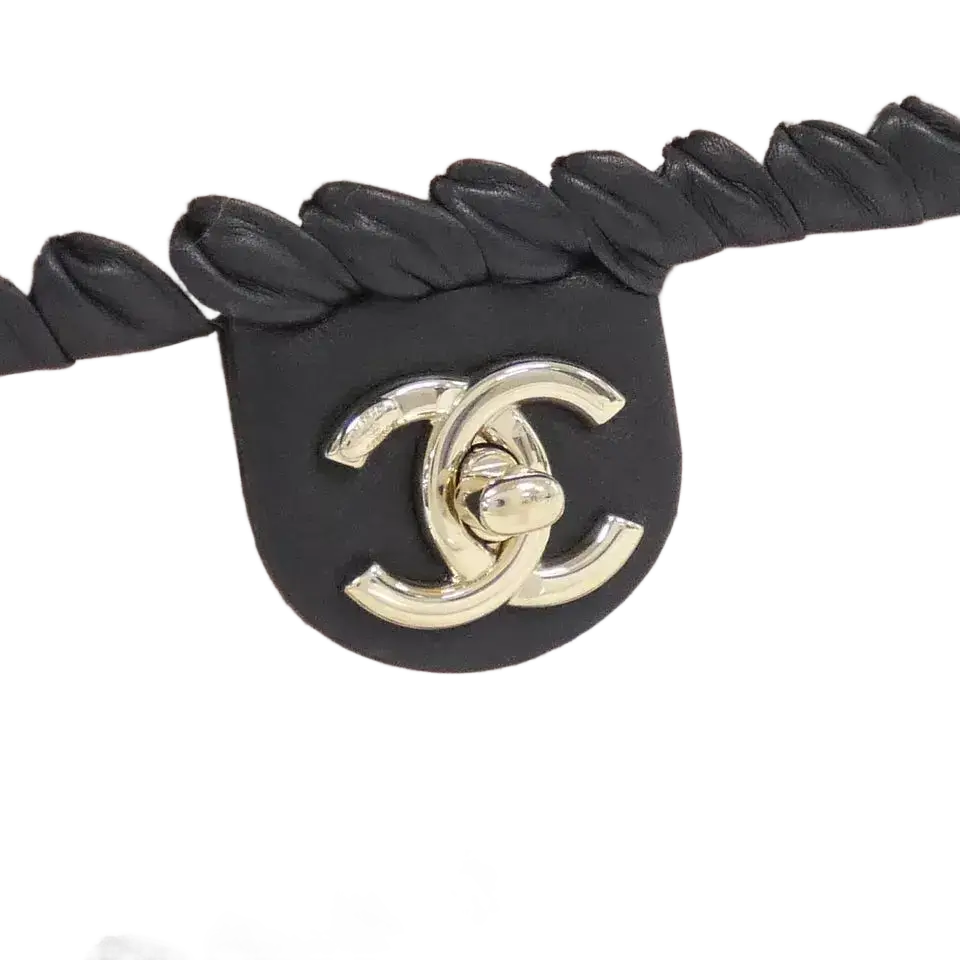 CHANEL Shoulder Bag – Pink/Black Gold