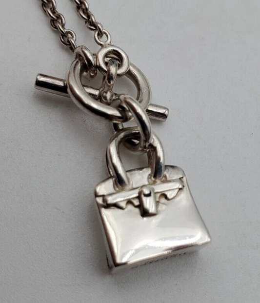 Hermès Amulet Kelly Necklace in 925 Sterling Silver