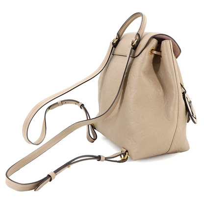 Louis Vuitton Montsouris PM Backpack in Monogram Empreinte Leather (Tourterelle)