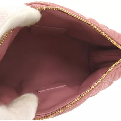 Dior Christian Dior Small Nomad Pouch – Pink Leather