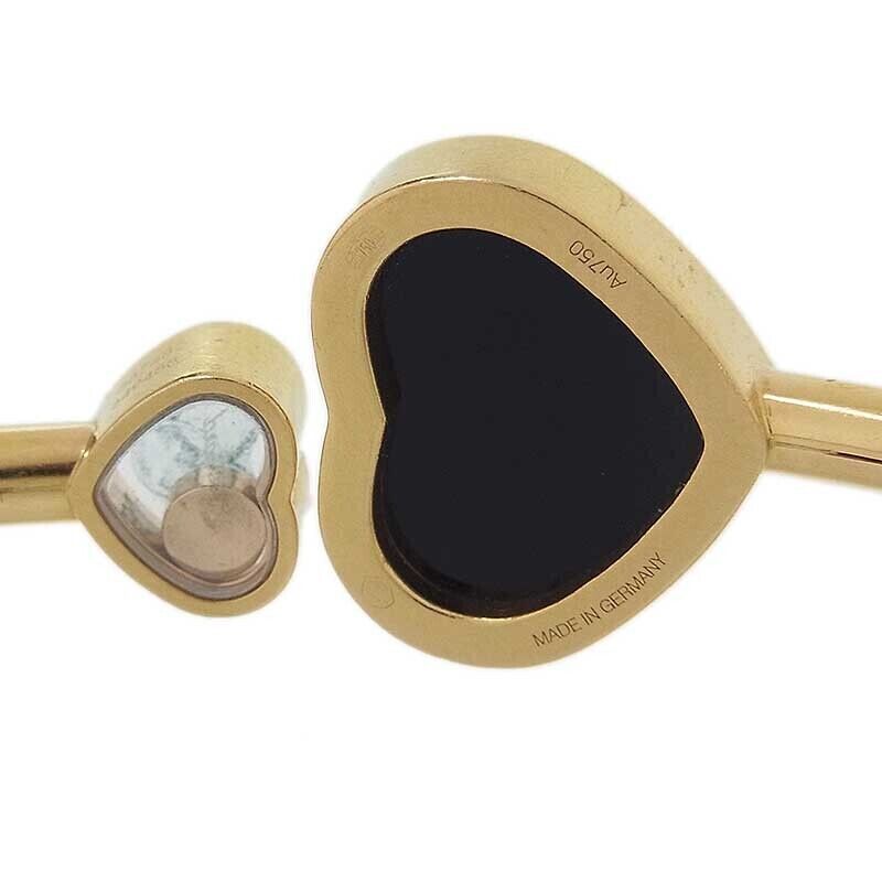 Chopard Happy Heart Bangle Onyx/Diamond K18YG