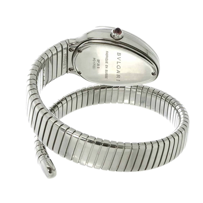 BVLGARI Serpenti SP35S Quartz Purple Dial Ladies Watch