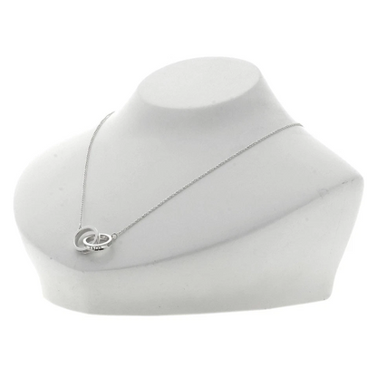 TIFFANY & Co. 1837 Interlocking Circle Necklace Silver Ladies