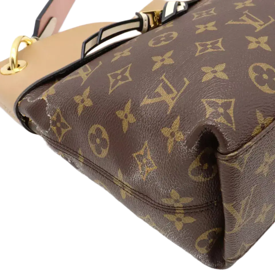 LOUIS VUITTON Monogram Tuil-Rivesas 2WAY Shoulder Bag