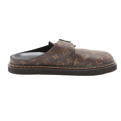 Vuitton LV Easy Line Mule 7 Men's Brown Monogram LV Logo