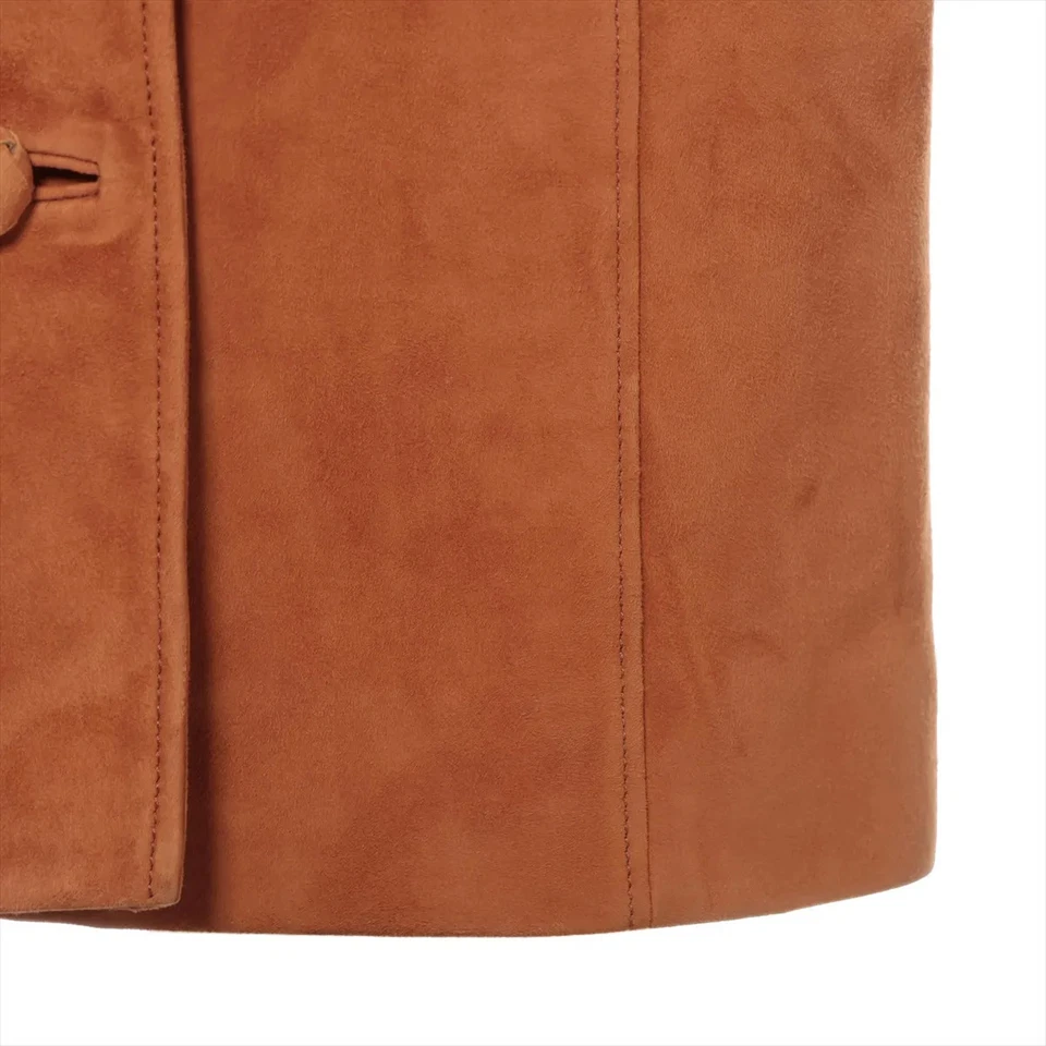 Miu Miu 16 Years Lambskin Skirt 38 Ladies' Brown