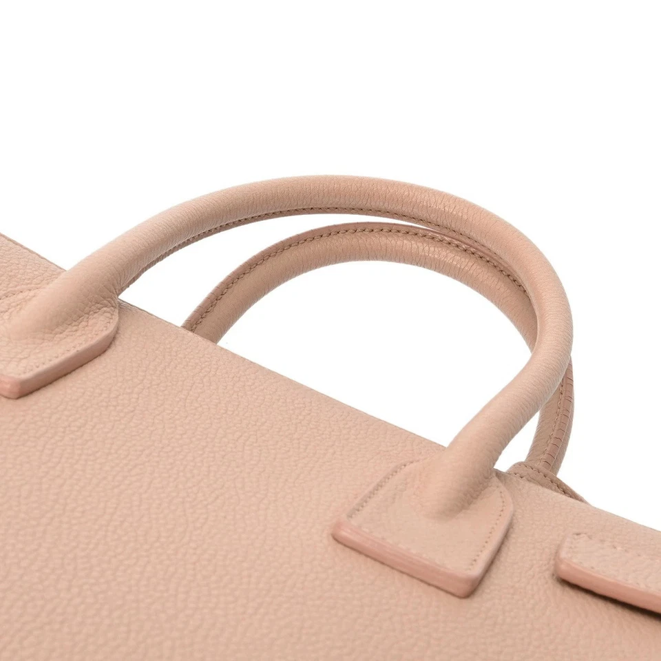 Saint Laurent Sac de Jour Nano in Pink Grain Leather