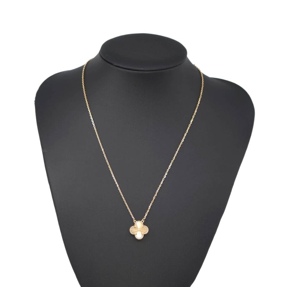 Van Cleef & Arpels Vintage Alhambra 18K Yellow Gold Pendant