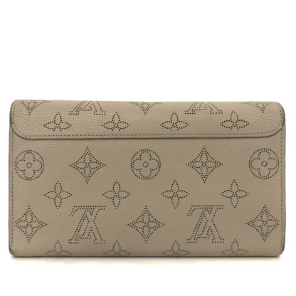 Louis Vuitton Mahina Portefeuille Iris Leather Bifold Long Wallet