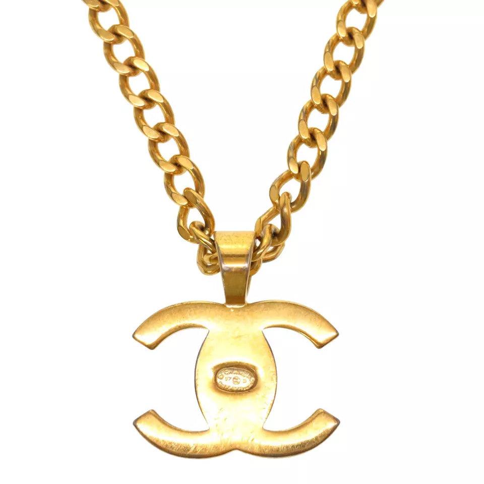 CHANEL Turn Lock Cocomark Necklace