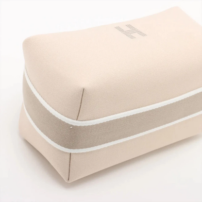 Hermès Brid-A-Brac PM Handbag in Beige Canvas with Silver-Tone Hardware