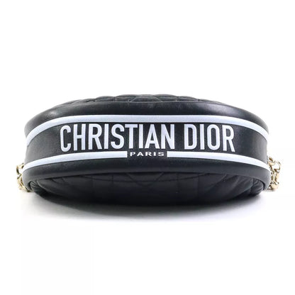 Christian Dior Vibe Hobo Handbag Shoulder Bag In Black/White/Blue