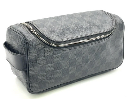 Louis Vuitton Damier Graphite Black Toiletry Pouch