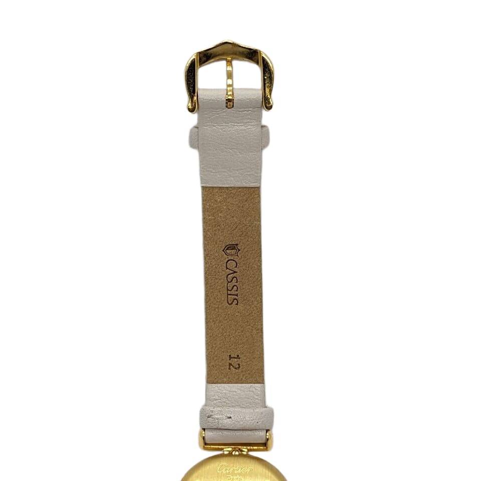 Cartier Must Colisee Roman Index Watch Wristwatch SM Women's White Dial