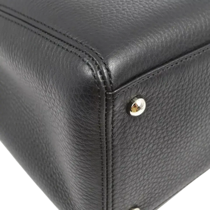 Chanel Black Calfskin Cerf Tote Handbag