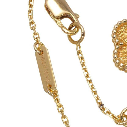 Auth Van Cleef & Arpels Sweet Alhambra 18K/750 Rose Gold Necklace
