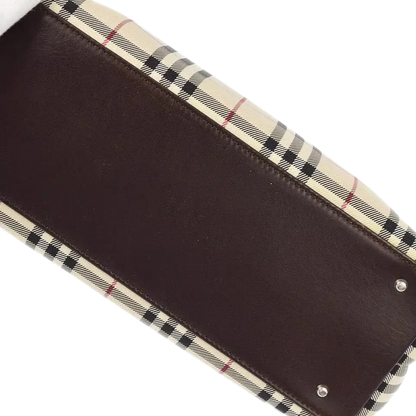 Burberry Check Tote Handbag