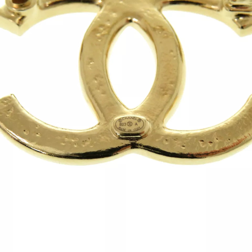 CHANEL CC Mark Vintage Brooch