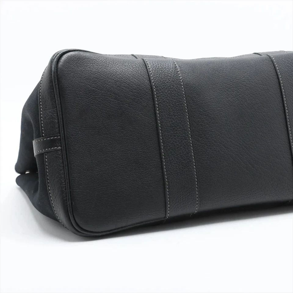Hermès Garden Party 36 PM Twal Officie x Negonda Black Silver Metal Fittings J Stamp