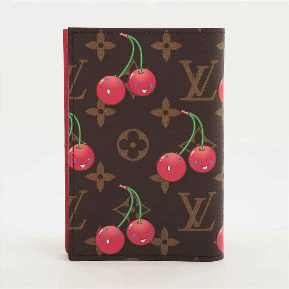 Louis Vuitton x Murakami Takashi Monogram Cherry Couverture Passport
