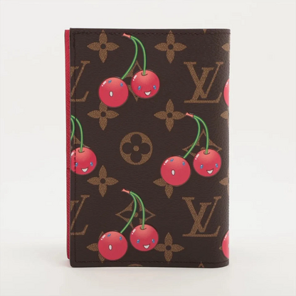 Louis Vuitton x Murakami Takashi Monogram Cherry Couverture Passport