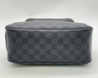 Louis Vuitton Damier Graphite Black Toiletry Pouch
