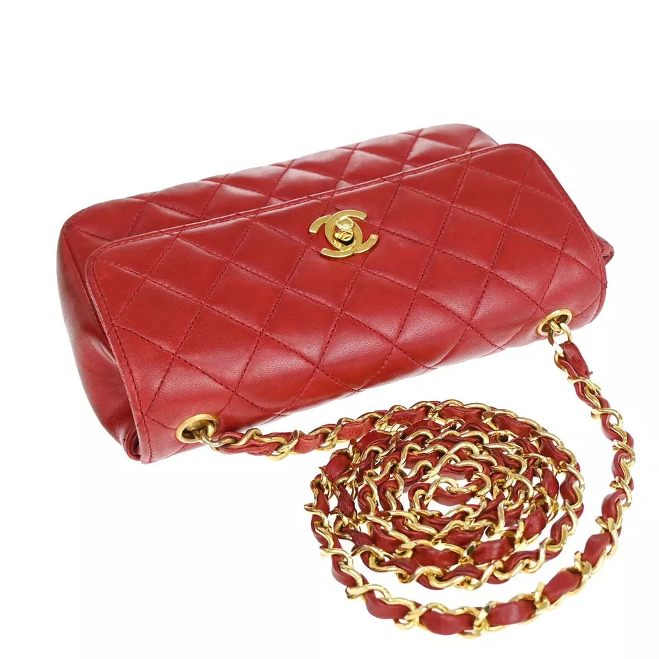 CHANEL CC Mini Matelasse Chain Shoulder Bag