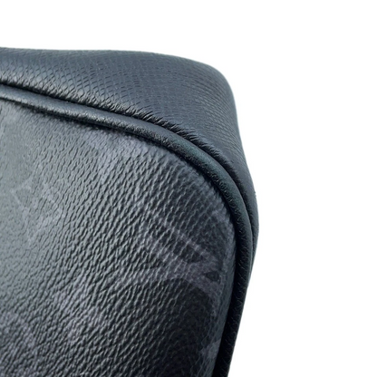 Louis Vuitton Taigarama Keepall Bandoulière 50 in Noir Taiga & Monogram Eclipse