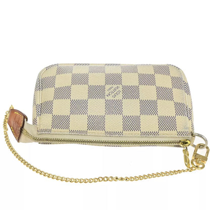 LOUIS VUITTON Mini Pochette Accessories Handbag – Damier Azur