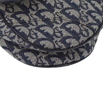 Christian Dior Navy Trotter Saddle Handbag