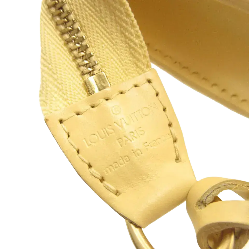 LOUIS VUITTON Epi Pochette Accessories' Pouch – Vanilla