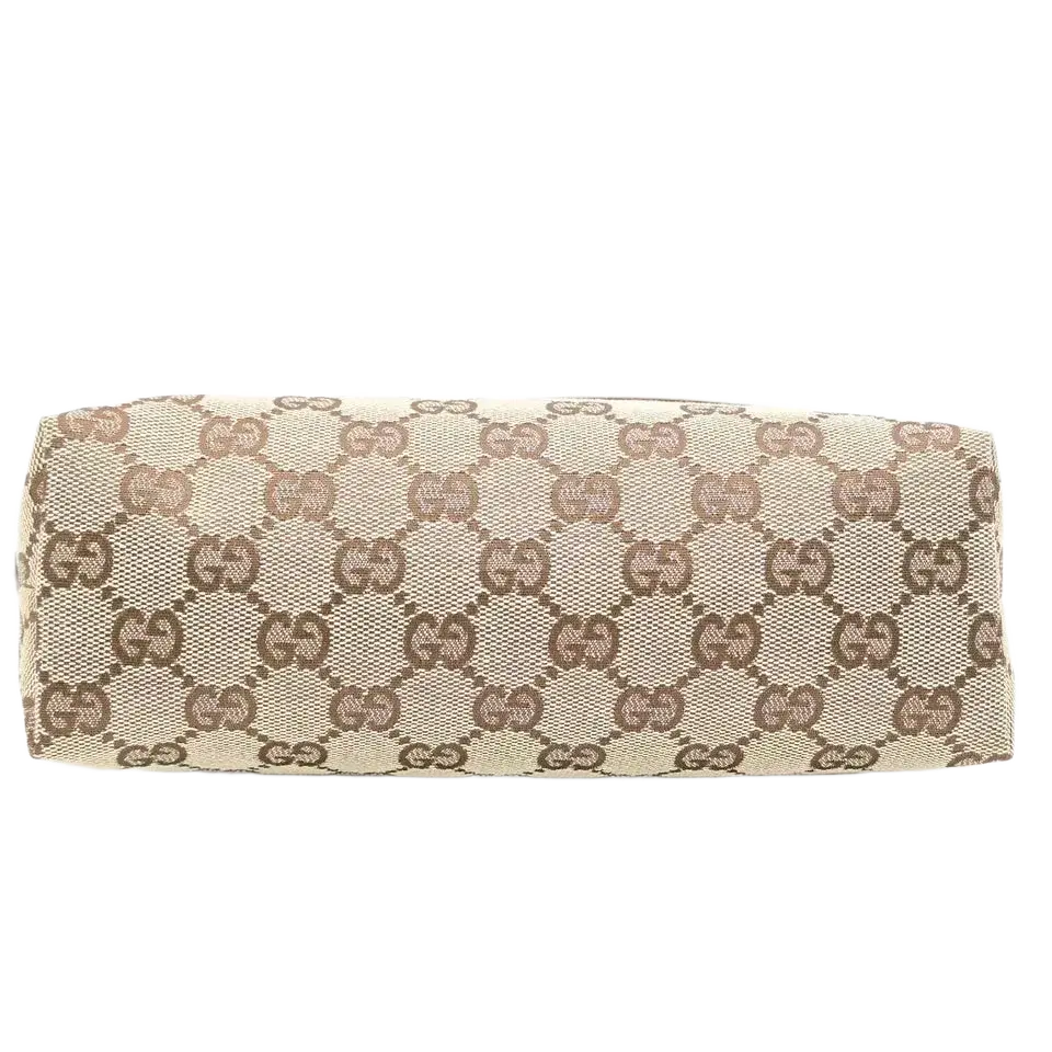 Authentic GUCCI GG Pattern Canvas Leather Mini Shoulder Bag