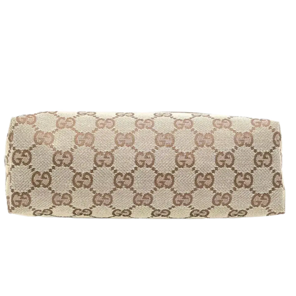 Authentic GUCCI GG Pattern Canvas Leather Mini Shoulder Bag