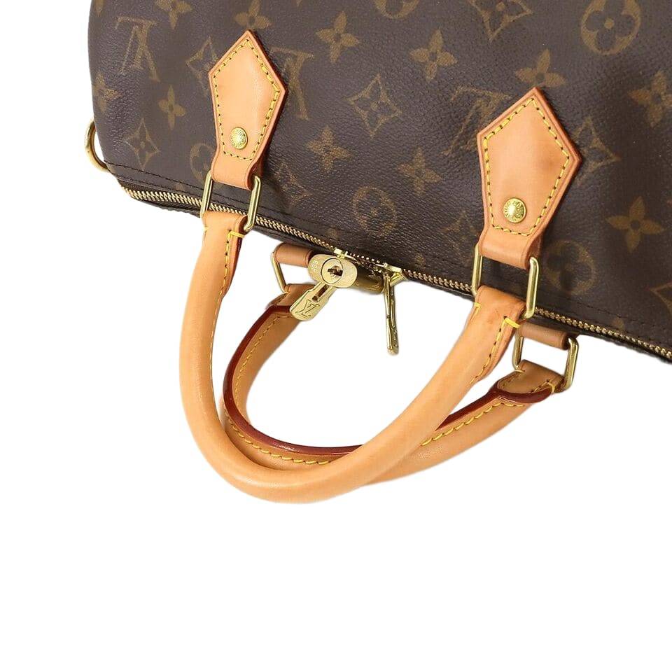 LOUIS VUITTON Monogram Speedy Bandouliere 30 Hand Shoulder Bag