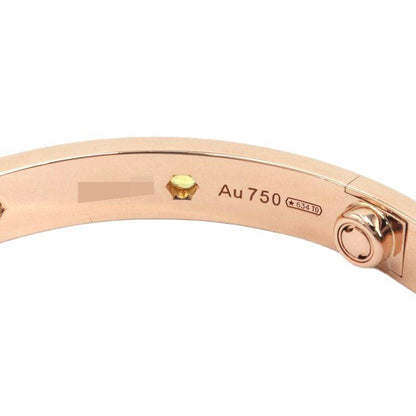 Cartier Love Bracelet New Model #18 in K18 Pink Gold with Multi-color Stones