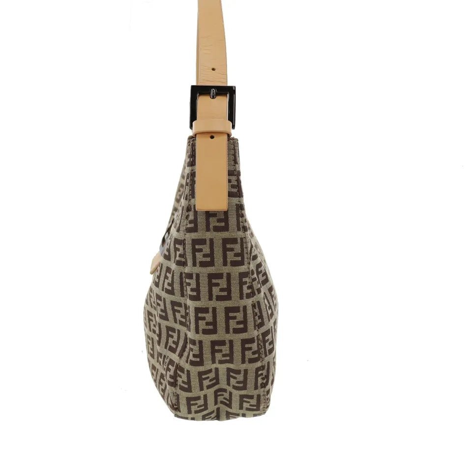 FENDI Zucca Mamma Bucket Handbag