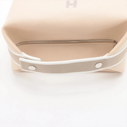 Hermès Bride-A-Brac GM Canvas Beige Silver Metal