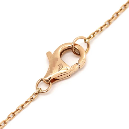 Cartier Amulette De Cartier XS Necklace Diamond Malachite 18k Rose Gold