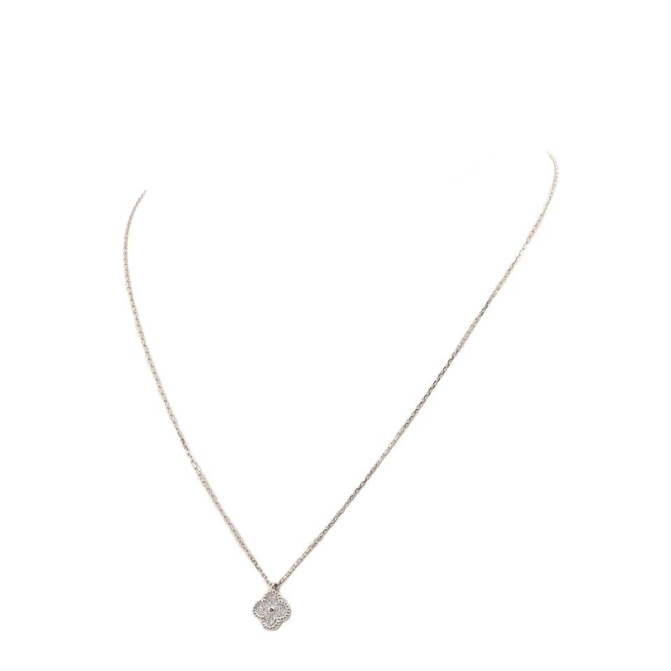 Van Cleef & Arpels Sweet Alhambra Diamond Necklace