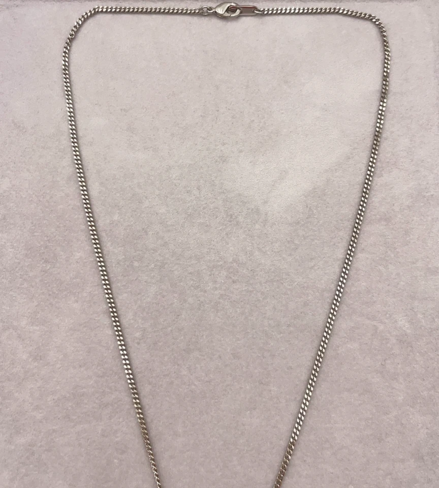Louis Vuitton Collier Plaque Multi LV Necklace in Silver