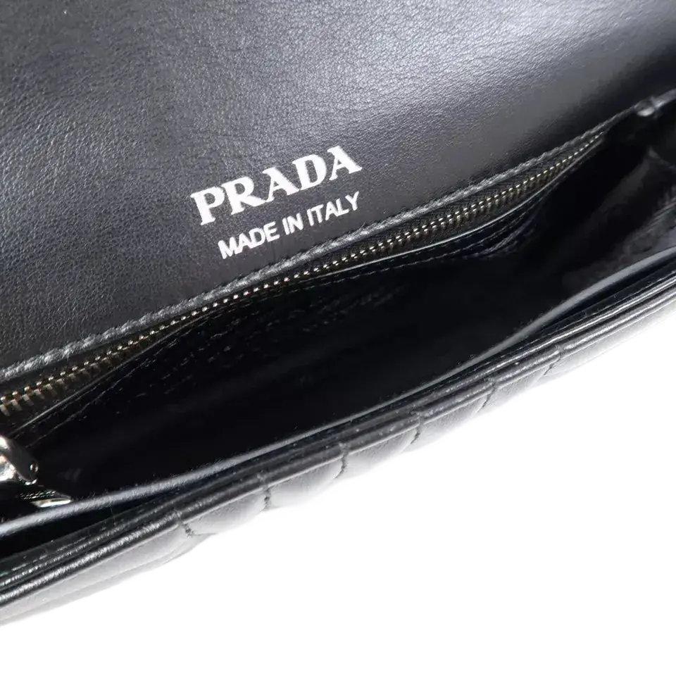 PRADA Diagramme Chain Shoulder Bag