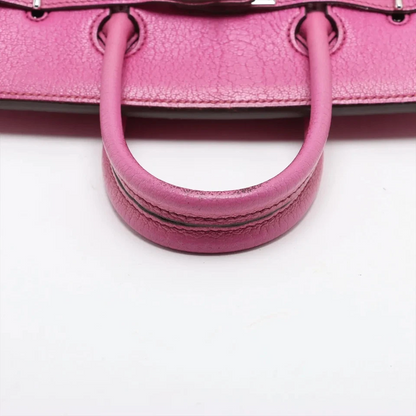 Hermès Haut à Courroies 28 Coromandel Pink Silver Metal Fittings J Stamp 2006