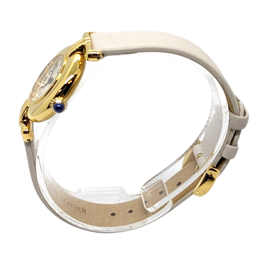 Cartier Must Colisee Roman Index Watch Wristwatch SM Women's White Dial