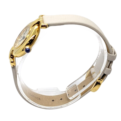 Cartier Must Colisee Roman Index Watch Wristwatch SM Women's White Dial