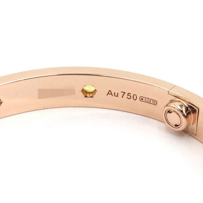 Cartier Love Bracelet New Model #18 in K18 Pink Gold with Multi-color Stones